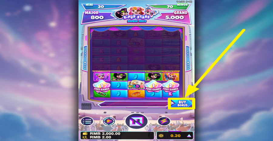 K Pup Stars Daebak Reels Buy Bonus