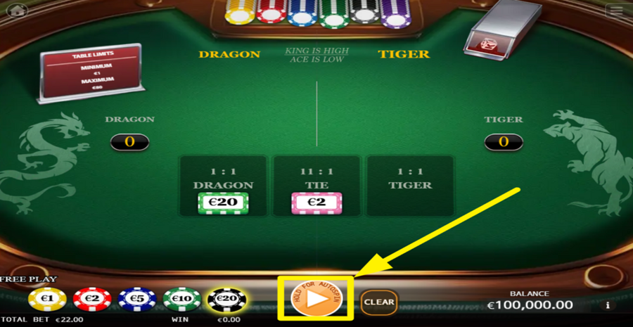 Ka Gaming Dragon Tiger Play