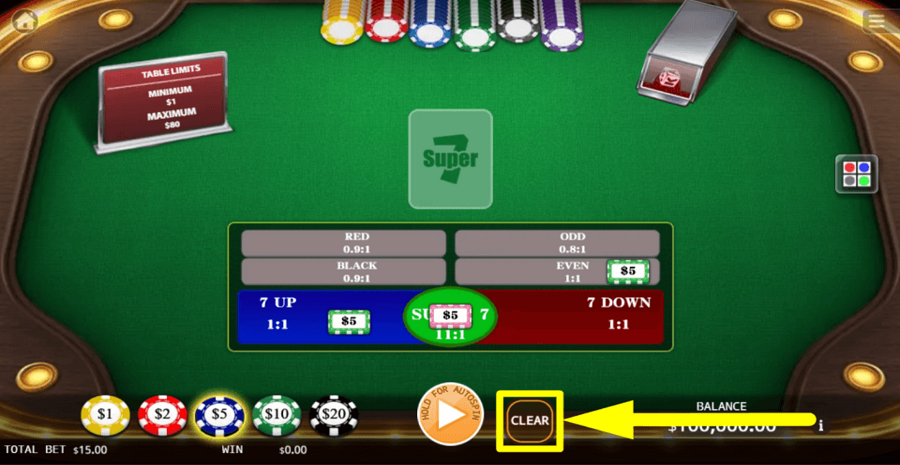 Ka Gaming Super 7 Clear Button