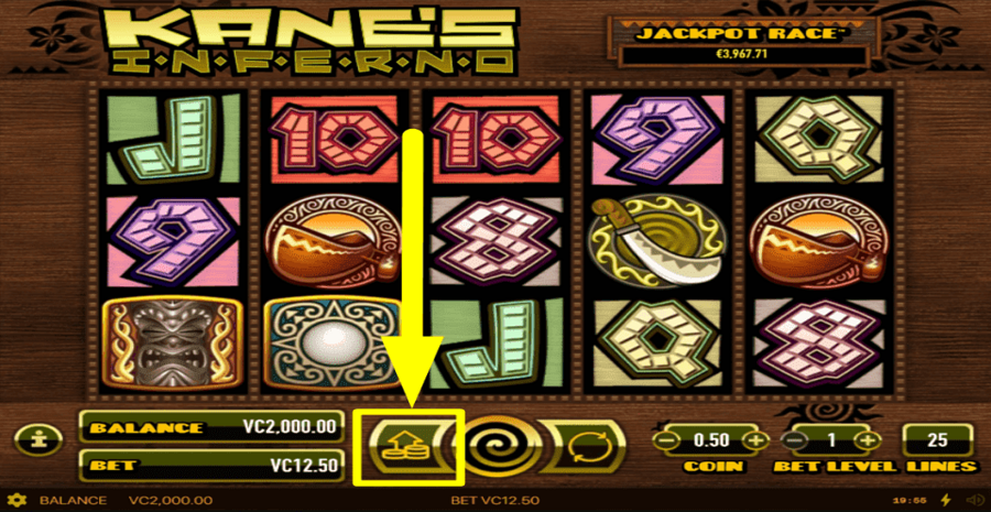 Kanes Inferno Max Bet