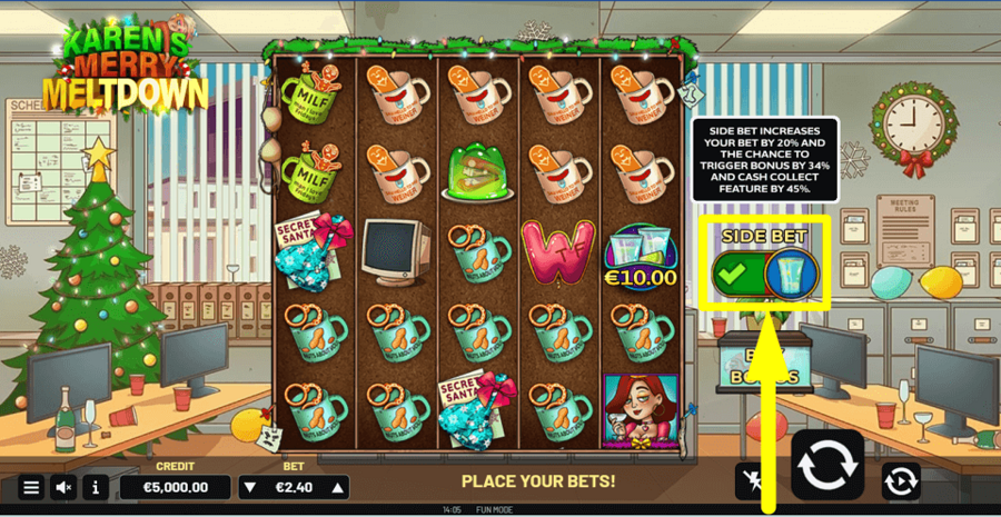 Karens Merry Meltdown Ante Bet Feature