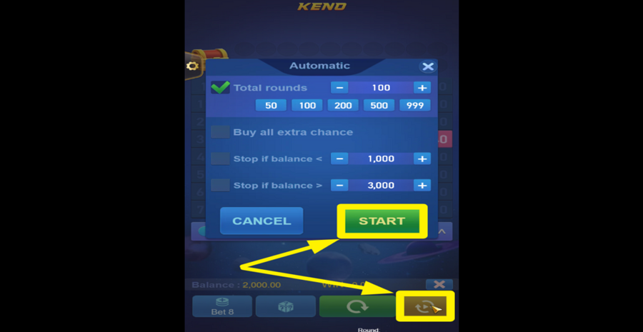 Keno Super Chance Autoplay
