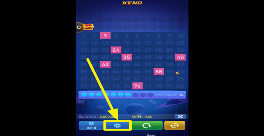 Keno Super Chance Random