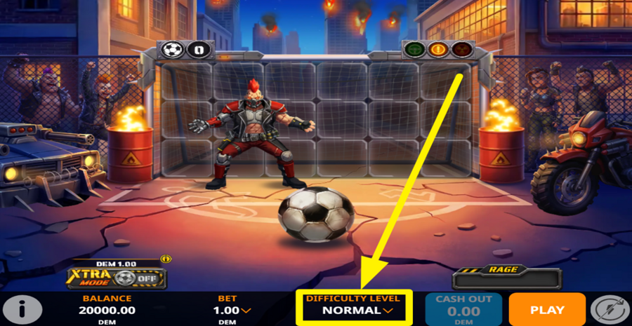 Kick Of Fury Adjust Difficulty