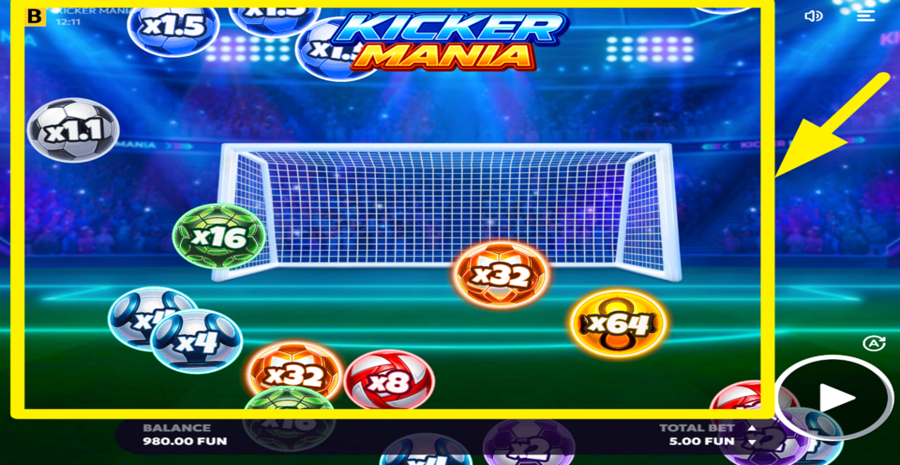Kicker Mania Kick Ball
