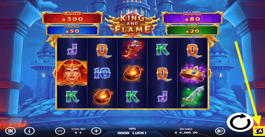 King And Flame Autoplay