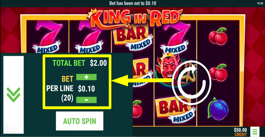 King In Red Bet Value