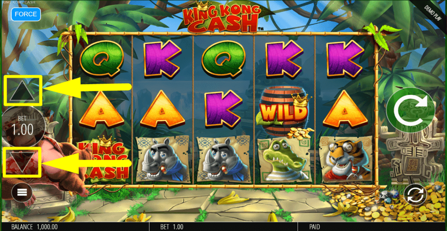 King Kong Cash Bet Value