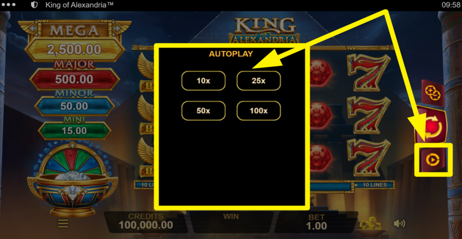 King Of Alexandria Autoplay