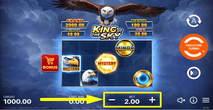 King Of The Sky Hit The Bonus Bet Value