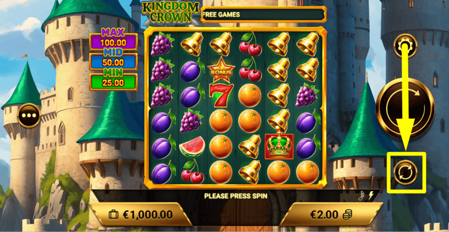 Kingdom Crown Autoplay Feature