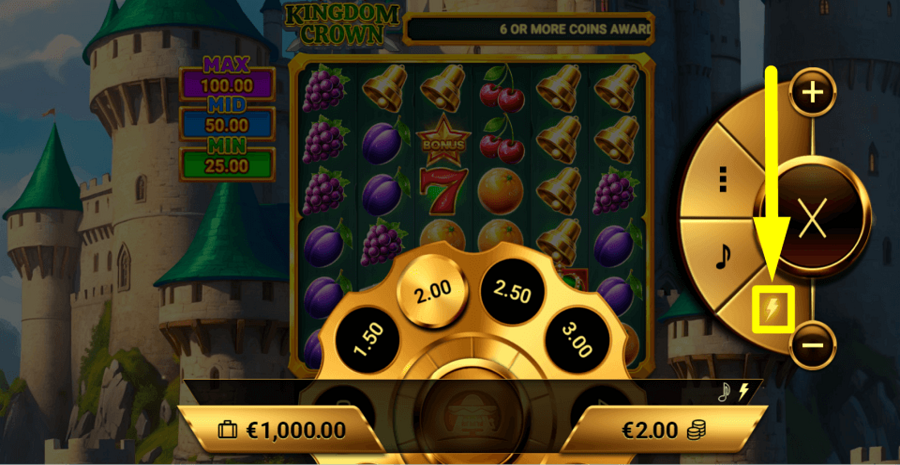 Kingdom Crown Turbo Feature