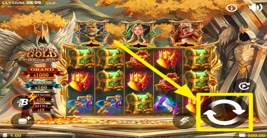 Kings Gold Hold And Win Spin