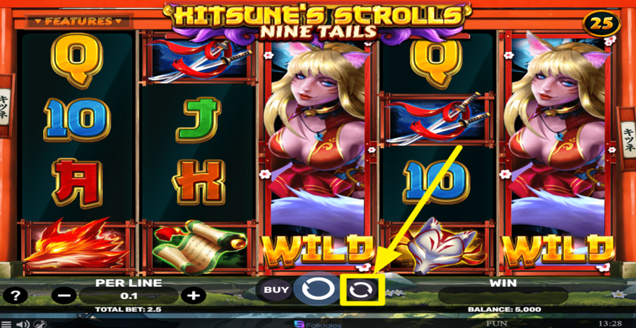 Kitsunes Scrolls Nine Tails Autoplay