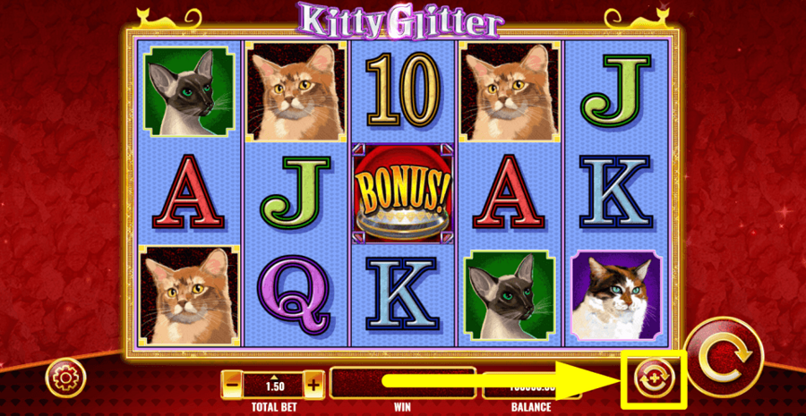 Kitty Glitter Autoplay Feature