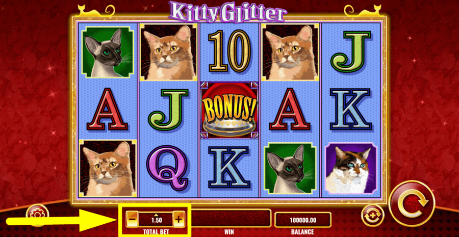 Kitty Glitter Bet Value