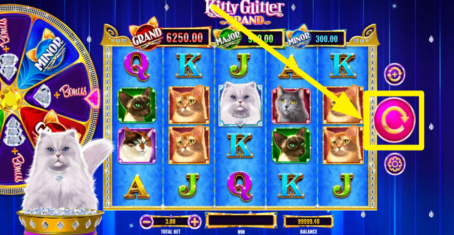 Kitty Glitter Grand Spin