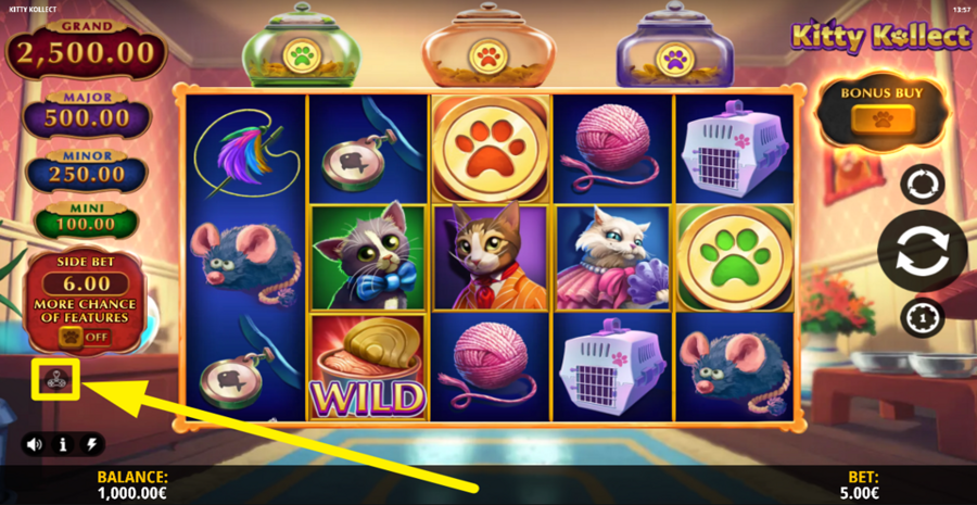 Kitty Kollect Extra Settings