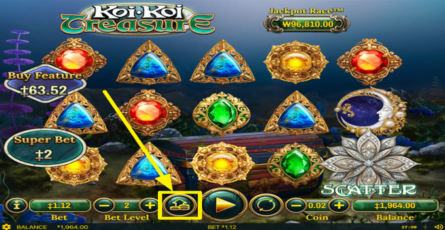 Koi Koi Treasure Max Bet