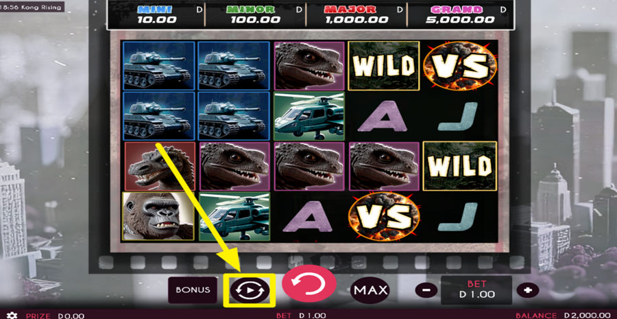 Kong Rising Autoplay