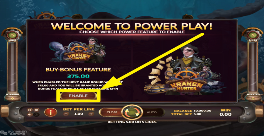 Kraken Hunter Buy Bonus