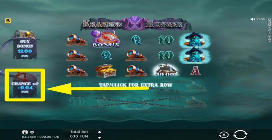 Krakens Hunger Extra Bet