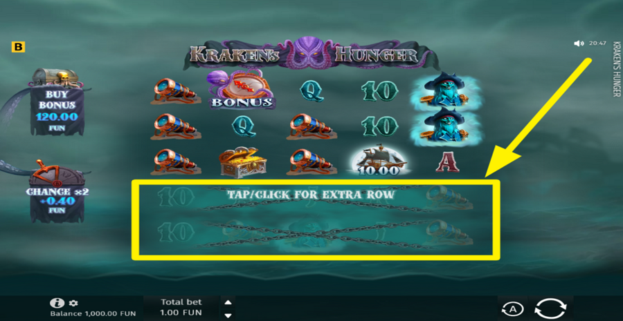 Krakens Hunger Extra Row