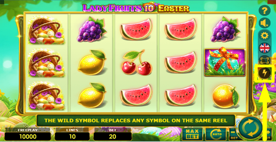 Lady Fruits 10 Easter Turbo Feature