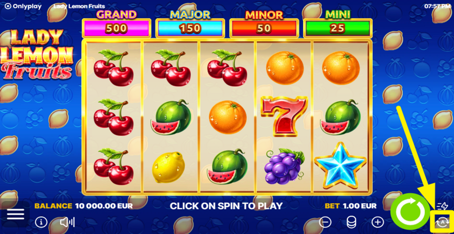 Lady Lemon Fruits Autoplay