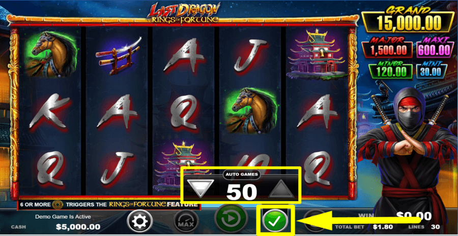 Last Dragon Rings Of Fortune Autoplay Feature
