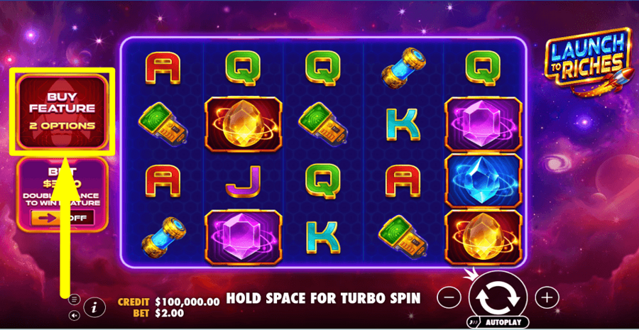 Launch To Riches Buy Feature