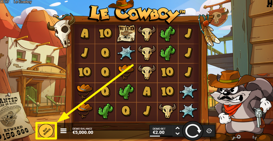 Le Cowboy Buy Bonus