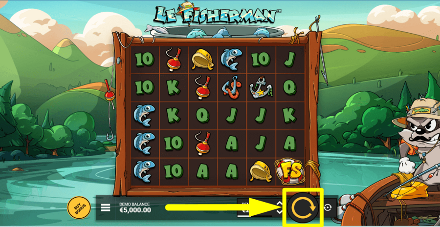 Le Fisherman Spin Button