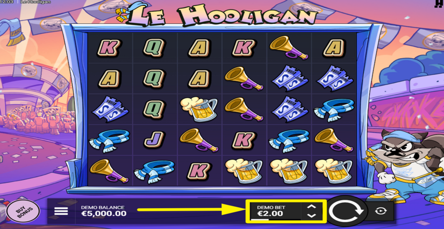 Le Hooligan Adjust Bet