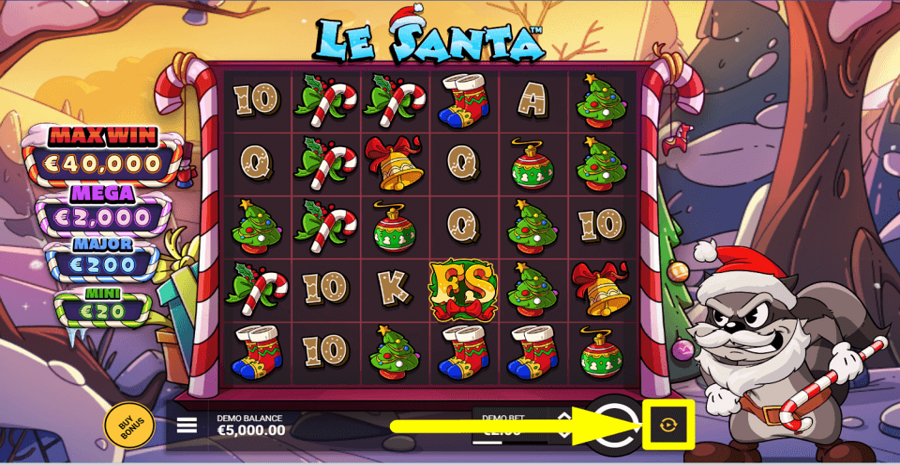 Le Santa Autoplay Feature