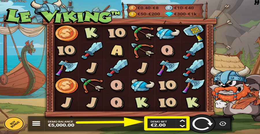 Le Viking Adjust Bet