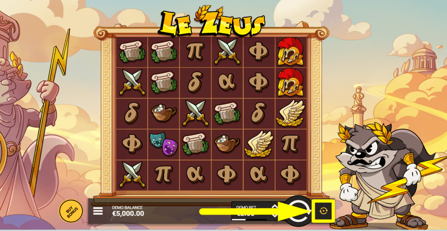 Le Zeus Autoplay Feature