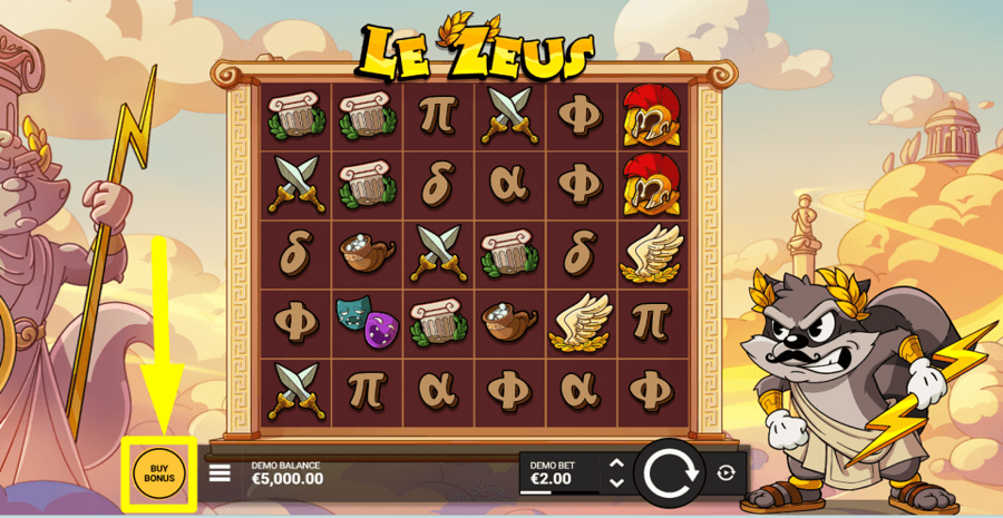 Le Zeus Buy Feature