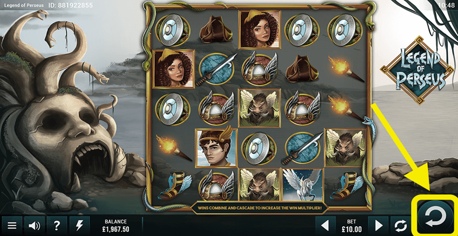 Legend Of Perseus Spin