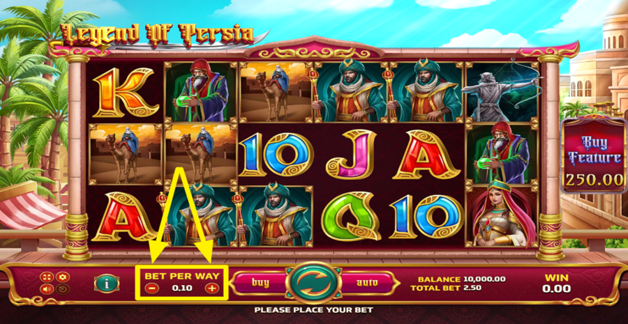 Legend Of Persia Adjust Bet