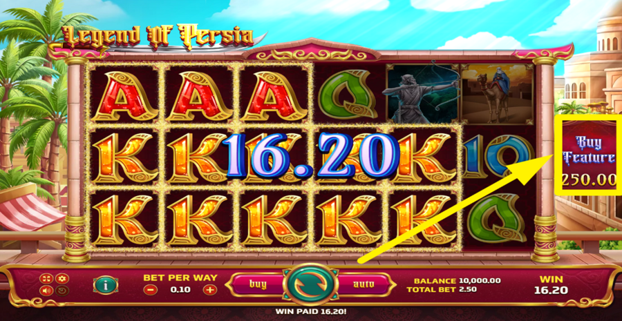 Legend Of Persia Buy Bonus