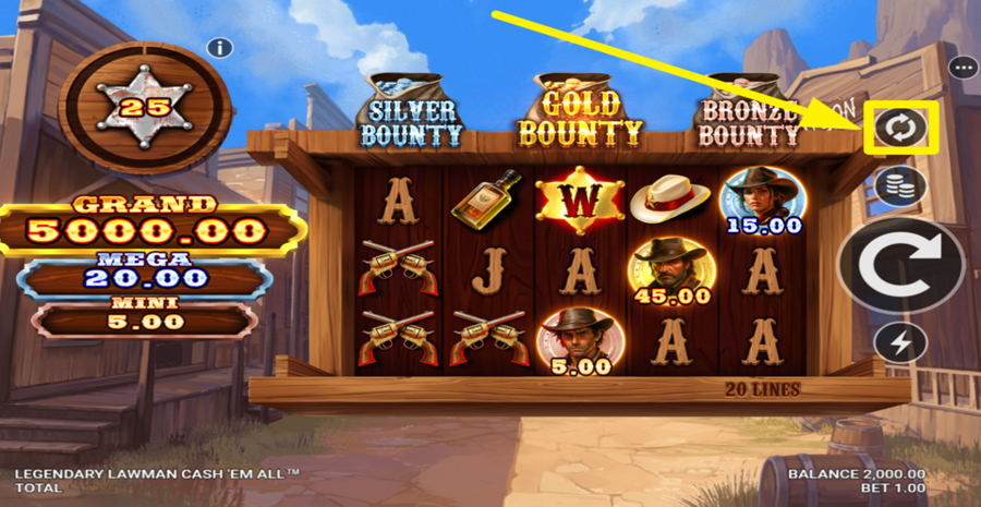Legendary Lawman Cash Em All Autoplay
