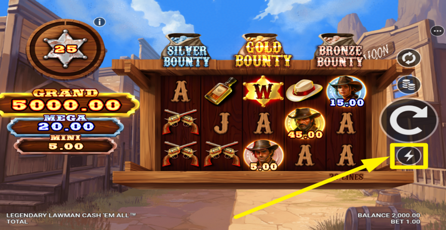 Legendary Lawman Cash Em All Turbo