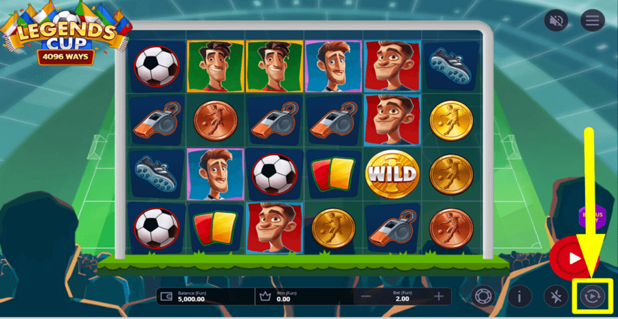 Legends Cup Autoplay Feature