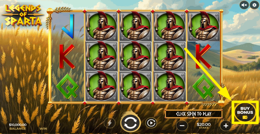 Legends Of Sparta Buy Bonus