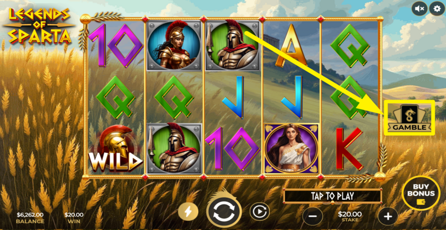 Legends Of Sparta Gamble