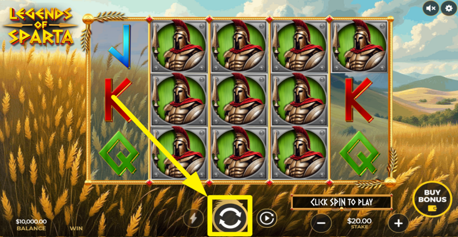 Legends Of Sparta Spin