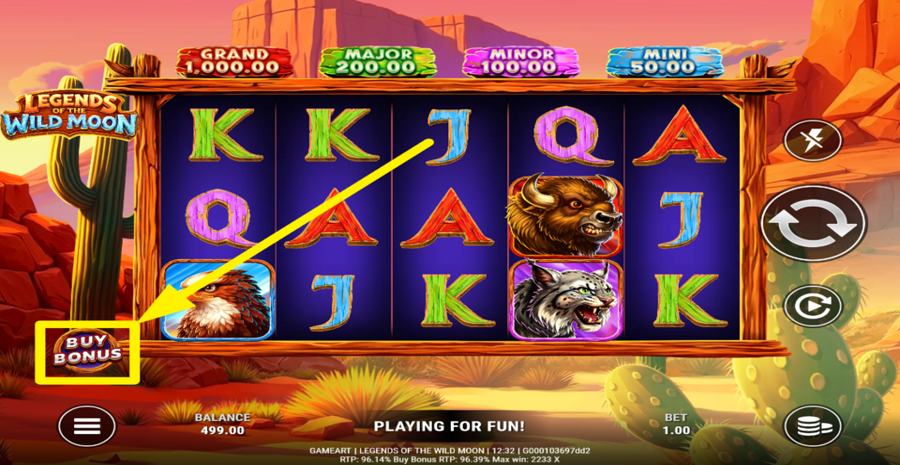 Legends Of The Wild Moon Buy Bonus