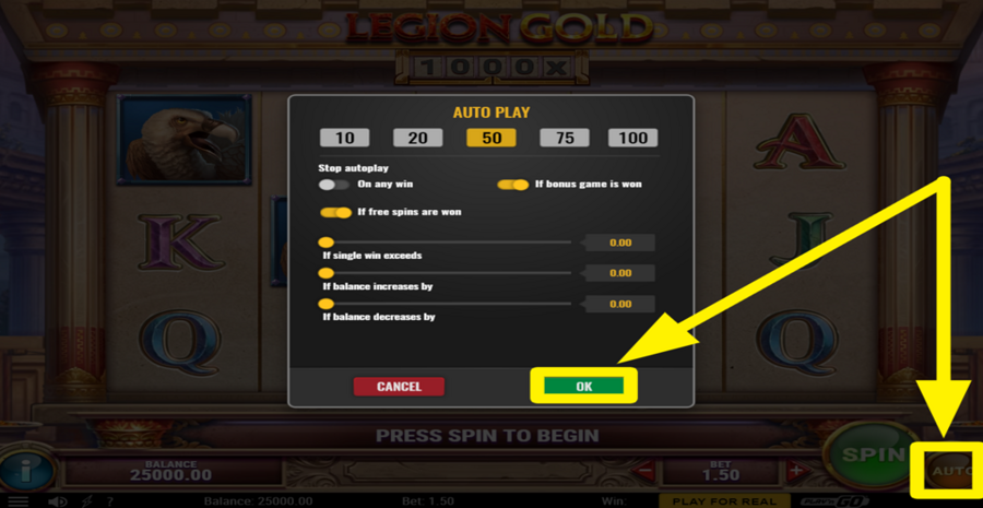 Legion Gold Autoplay