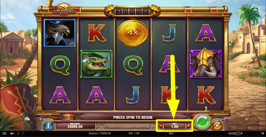 Legion Gold Unleashed Bet Value